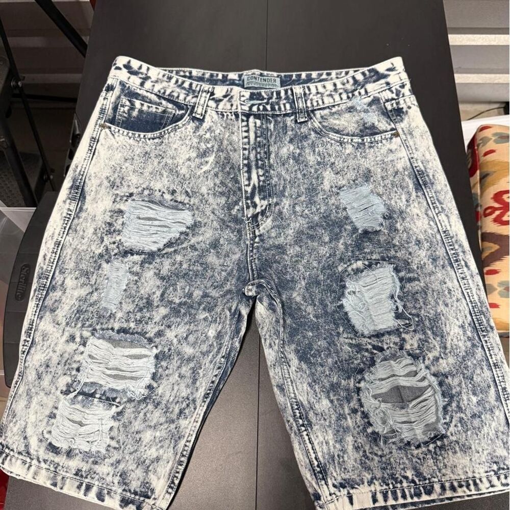 Unbranded Men's Blue and Navy Shorts